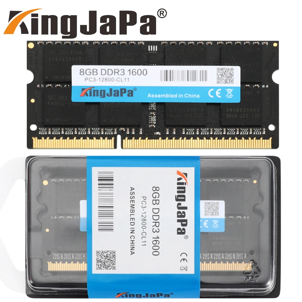 Бренд KingJaPa оперативная память для ноутбука DDR3 1600 1333 МГц 8 ГБ 4 2 Гб Sodimm Memoria
