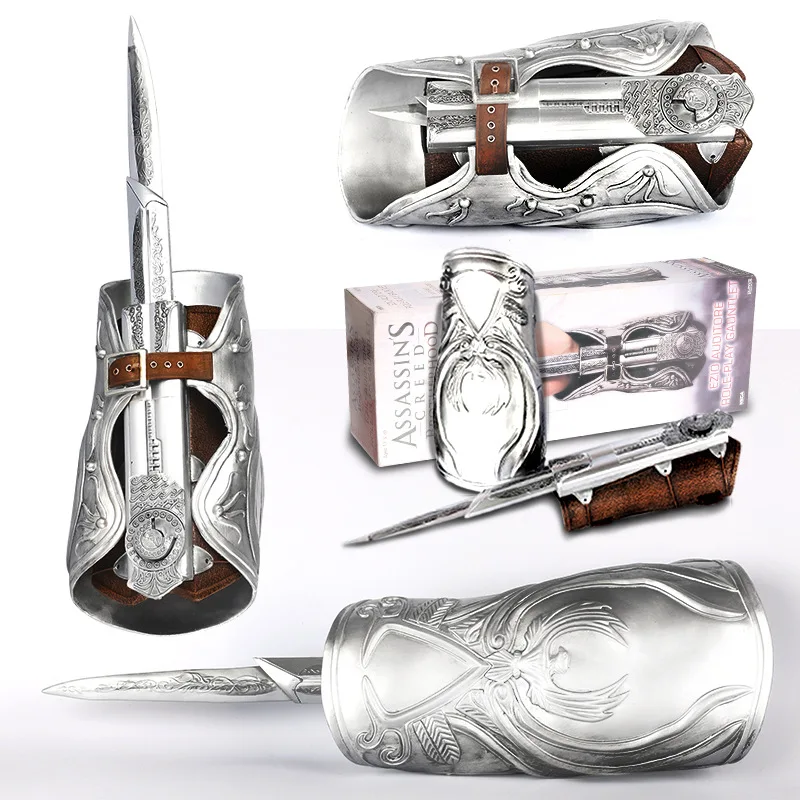 NECA экшн-фигурка убийцы Creed 3 God Blade Ezio реквизит для косплея 1:1 рукав меч и стрелы
