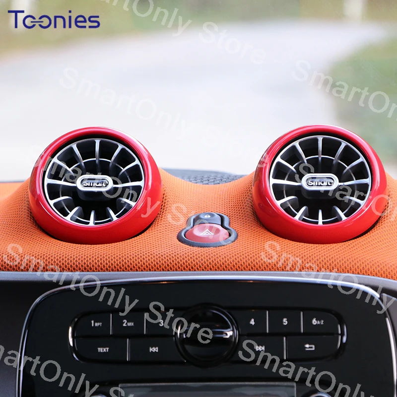 Turbine air conditioner outlet modification For Mercedes Smart 453 Forfour Fortwo Car Interior modification Accessories