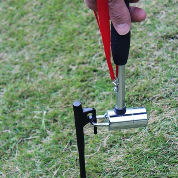 

Camping Outdoor Hammer Multi-function Peg Hammers Tent Stakes Mallet Hand Tool Practical Stainless Hammer