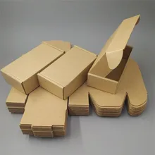 22.5*6.9*2.4cm Brown Kraft Cardboard Packing Mailing Corrugated Shipping Packaging Box