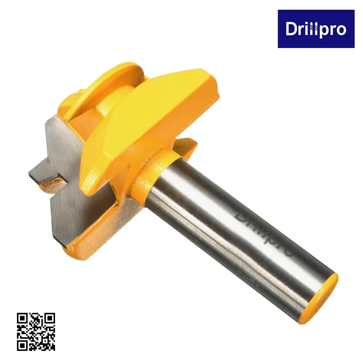 Drillpro 45 градусов Средний замок Торцовочная фреза 3/" шток 1/2" хвостовик шарнир деревообрабатывающий резак твердая закаленная сталь