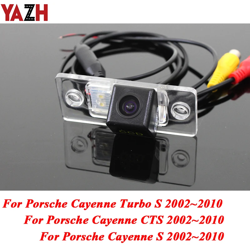 Камера заднего вида YAZH для автомобиля Porsche Cayenne 9PA 955 957 2002 ~ 2010 HD + Водонепроницаемая