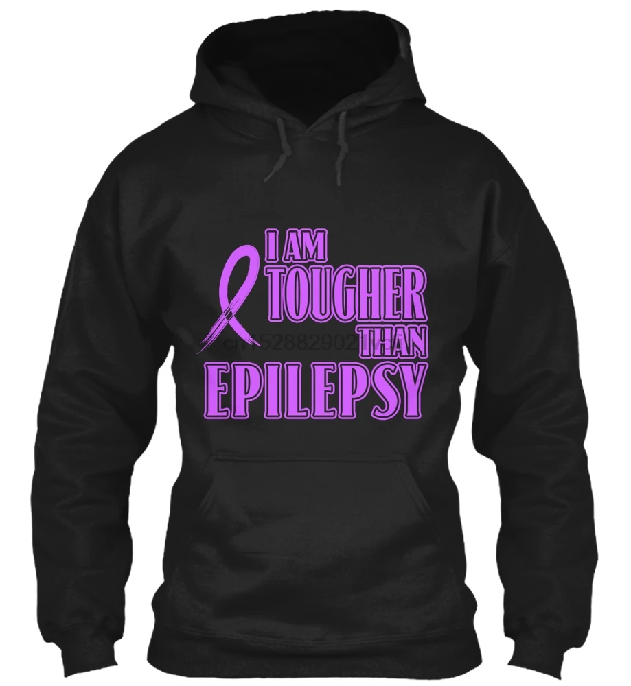 Мужская толстовка с длинным рукавом I Am Tougher Than Epilepsy Футболка женская уличная