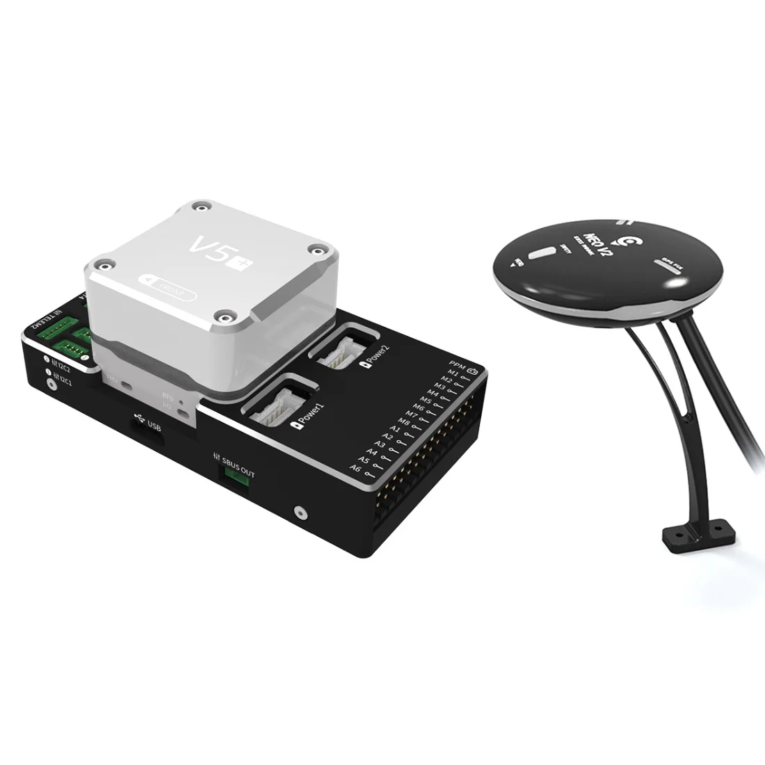

NEW V5+ Autopilot Pixhack Flight Controller with NEO V2 GPS for FPV RC Drone Quadcopter Helicopter Flight Simulator Spare Parts