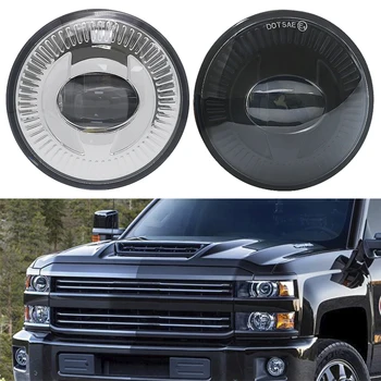 

Led Fog Lamp Assembly For 2007-2013 Chevrolet Avalanche Suburban Tahoe Camaro Car Front Round Styling Led Fog Light
