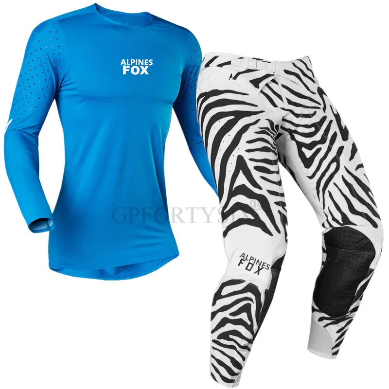 Экипировка для мотокросса ALPINES FOX Flexair Jersey Pant Suit MX внедорожные мотоциклетные комбо Dirt Bicycle велосипедные комплекты MTB BMX