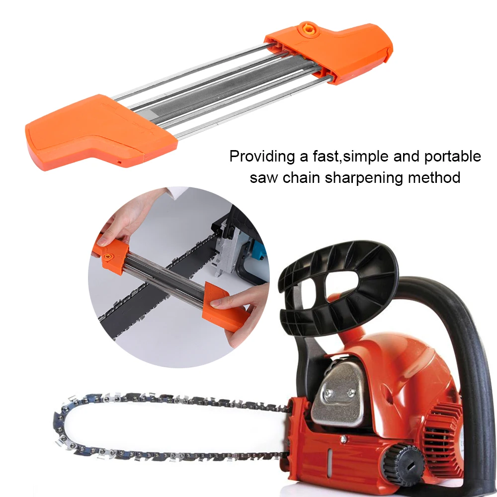 

2 In 1 Professional Chainsaw Chain Sharpener Replacement Chain Grinding Tool Bearing Steel Power Tools Accessories