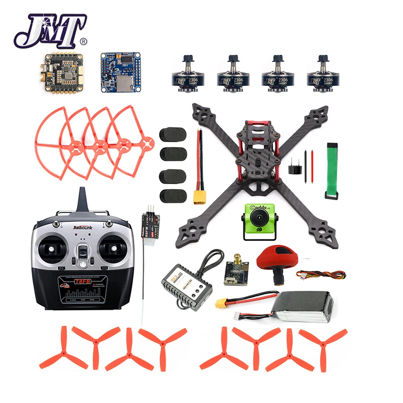 DIY RC Racer Drone XSR220 220 мм рама 2 4G 8CH Quadcopter Betaflight F4 Pro V2 V3 Turbo S1 камера 5 8G VTX FPV монитор