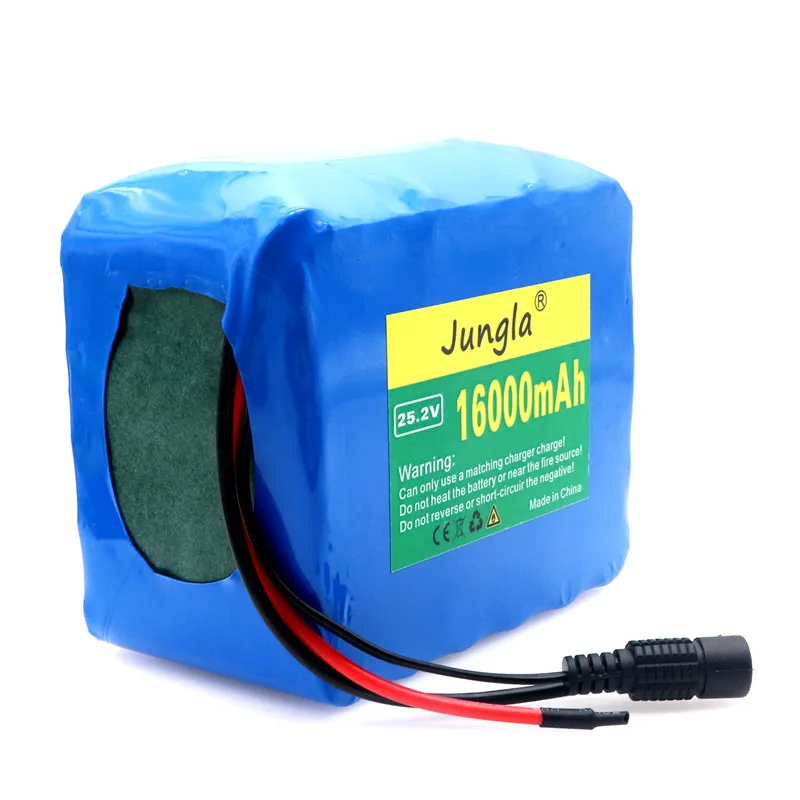Jungla 24V аккумулятор 6s5p 25,2 v 16000Ah 18650 аккумуляторная батарея подходит для электрического велосипедного электронного оборудования