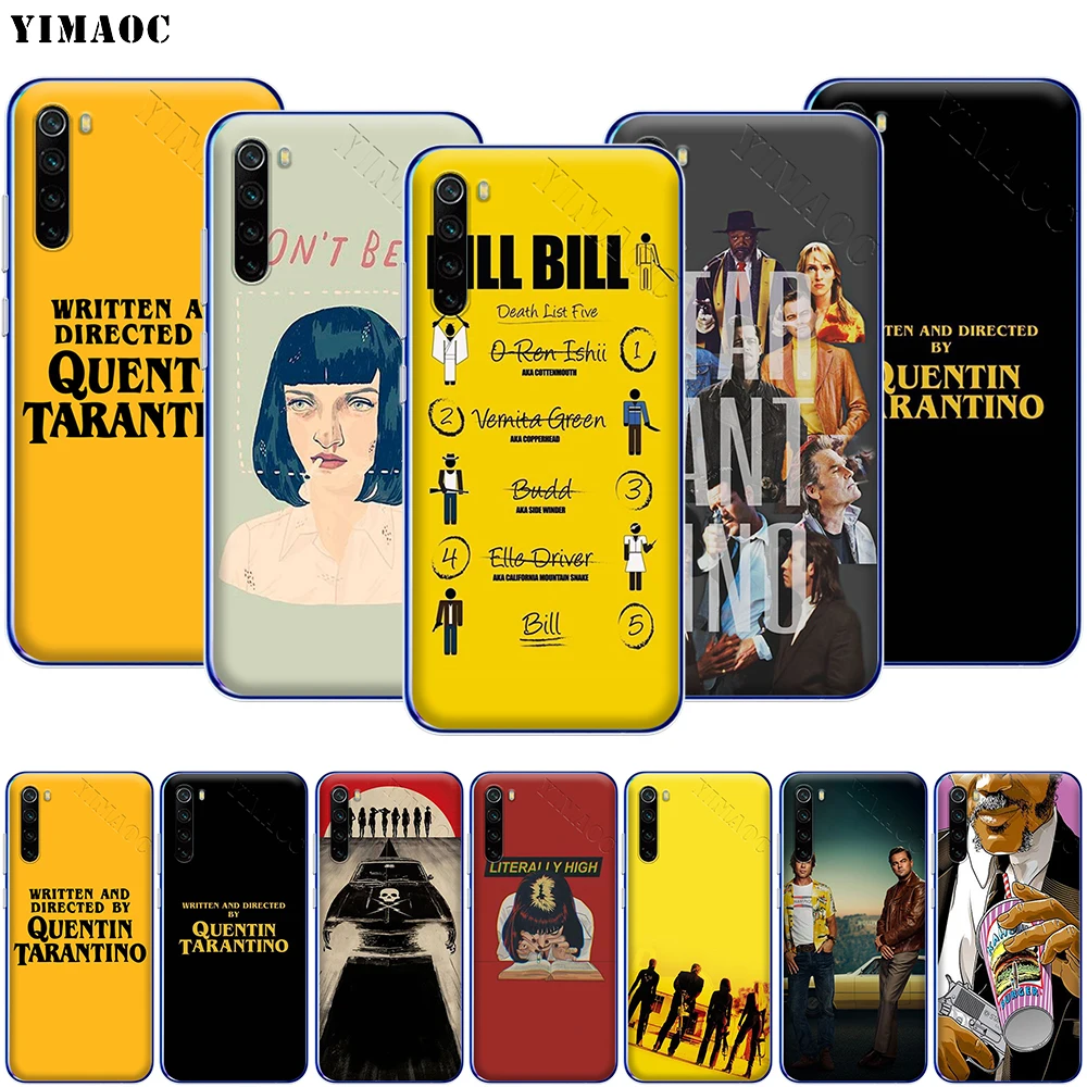 Чехол YIMAOC для телефона с написанным реквизитом Квентин Тарантино Xiaomi Redmi Note 8 8A 7 6 5