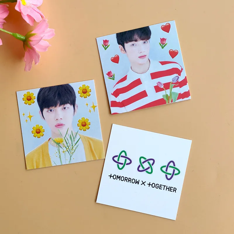 TXT новый альбом Soobin TAEHYUN фото карты Почтовые карты|Брелоки| |