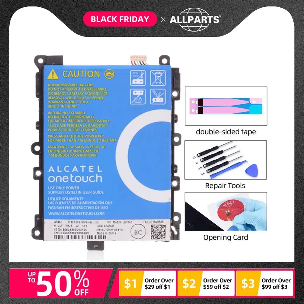 

2500mAh Original Battery for Alcatel Onetouch Scribe HD 8008 TLp025A2