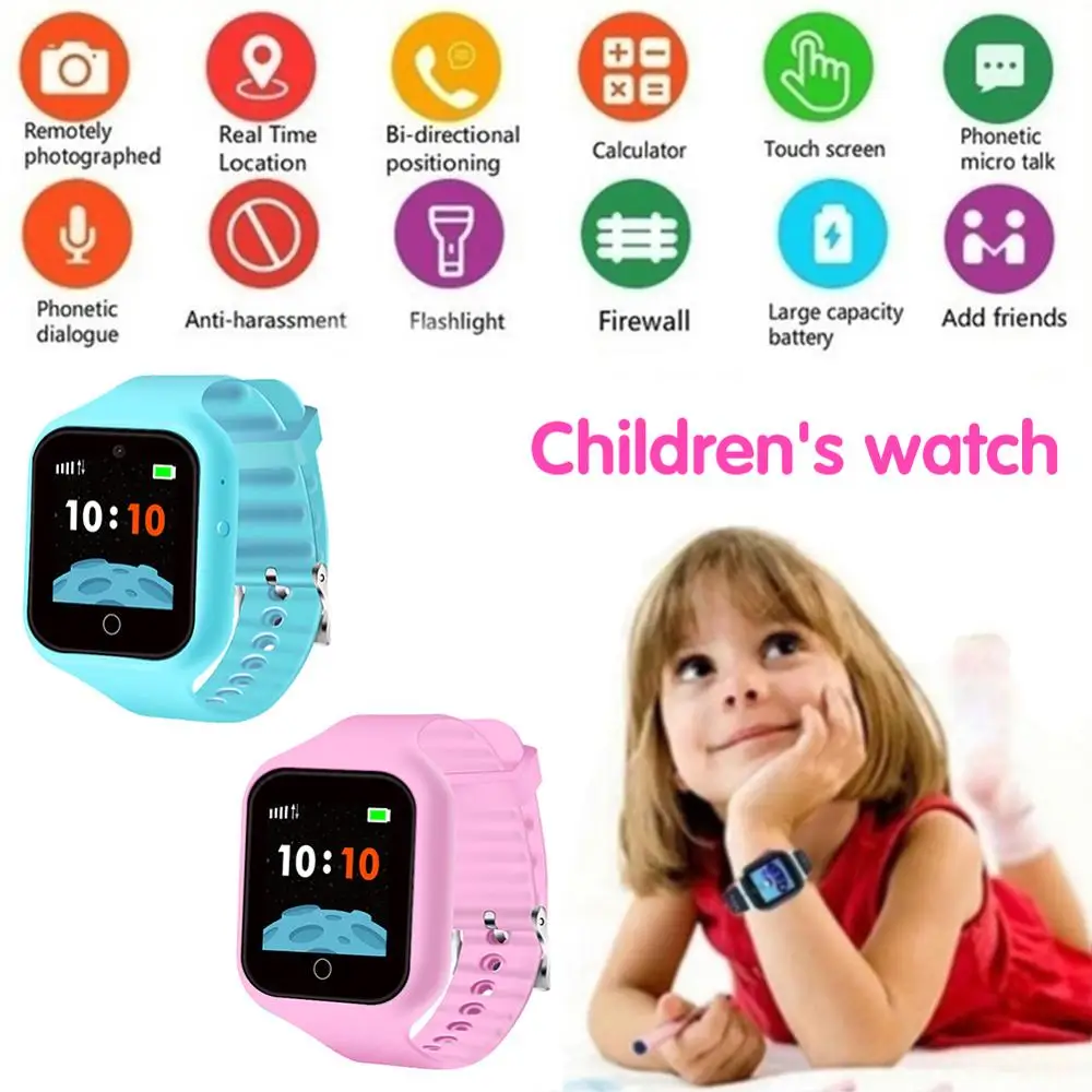 

S66 Primary School Children's Watch Waterproof Male Female Students Locator Watch Children's Watch GPS Positioning