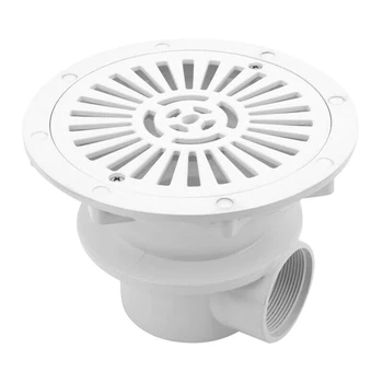 

Multifunctional Durable Accessory In Ground Anti Clogging White Water Inlet Swimming Pool Main Drain Hot Tub Sink Filter Spas