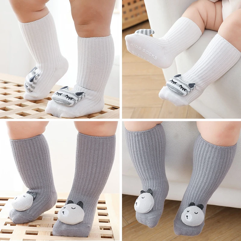 Chaussettes pour bébé tout-petit collants doux mignon cartoon bébé  chaussettes