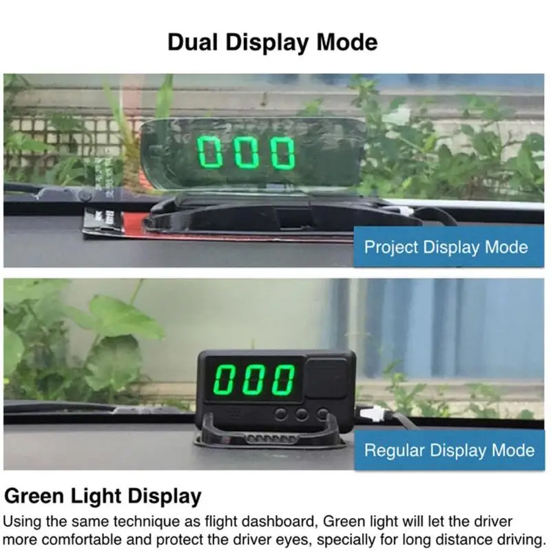 На лобовое стекло автомобиля Дисплей C60 gps Спидометр Hud Дисплей превышение скорости Предупреждение Системы лобовое стекло проектор автомобильной сигнализации Системы C80 5,5 дюймов