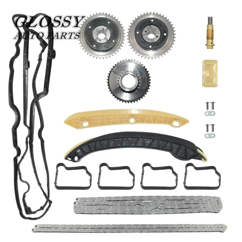 Camshaft Adjusters & VVT Gear & Timing Chain Kit for Mercedes C-Class W204 M271