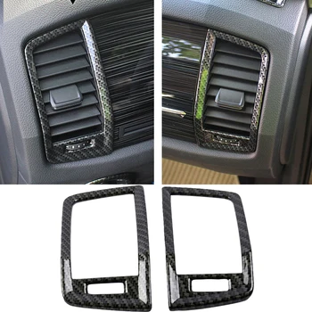 

Auto Accessory Dashboard Front Air Condition Outlet Vent Frame Cover Trim For Skoda Kodiaq 2017 - 2019 ABS Matte Carbon Fiber