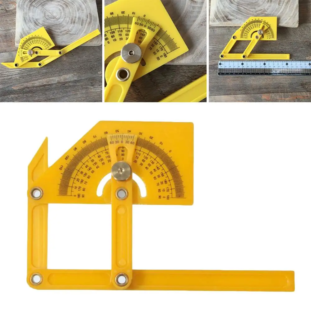 

Protractor and Angle Finder Woodworking Measurement Tool 0Â° to 180Â° Woodworking Angle Ruler Plastic Protractor Measuring Tool
