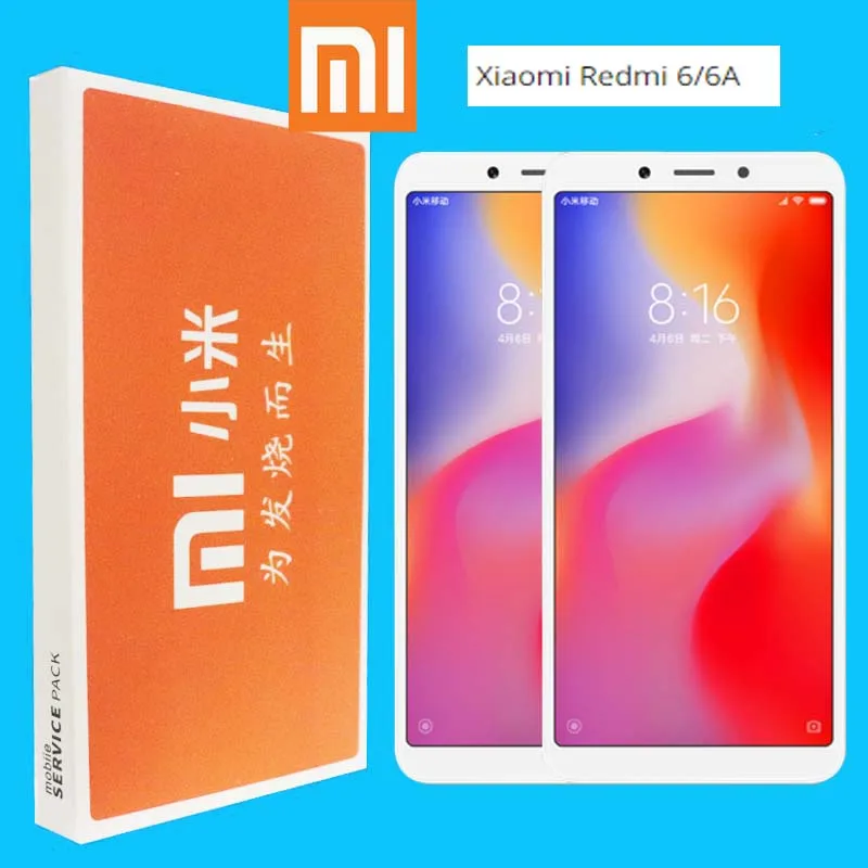 

5.45" IPS LCD+Frame For Xiaomi Redmi 6 LCD Display Screen Replacement For Redmi 6A LCD Assembly 1440*720 Resolution