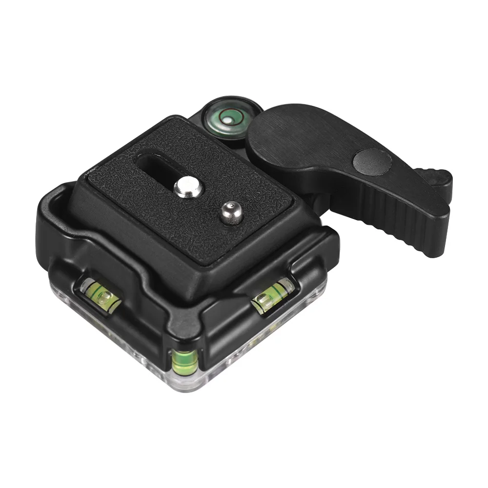 Алюминиевый сплав Quick Release QR Plate 1/4 дюймов винт пузырьковый уровень для камеры DSLR Triopd монопод камера с шаровой головкой Аксессуары