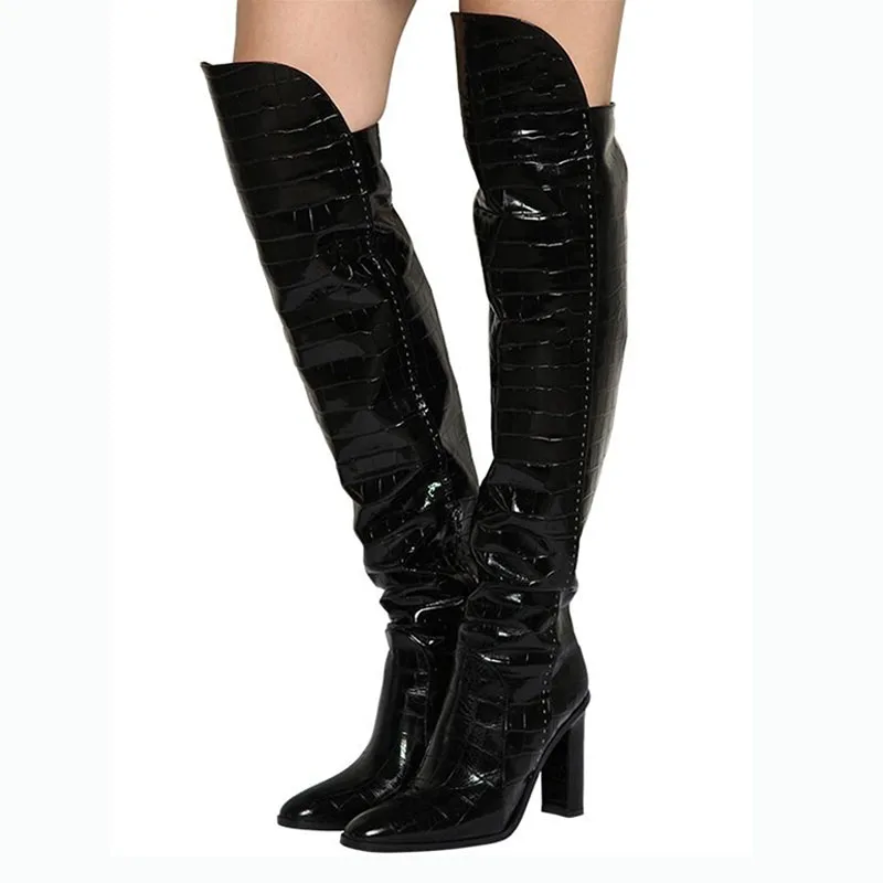 western style knee high boots