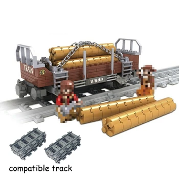 

Model building kits Compatible All Brands brand city trains rails 021 3D blocks building toys hobbies for children