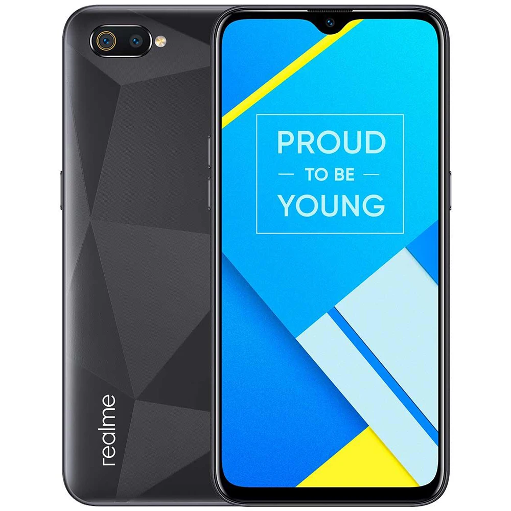 6,1 дюймов Realme C2 4G телефон Android 9,0 Helio P22 Восьмиядерный 2 Гб ОЗУ 16 Гб ПЗУ мобильный телефон 13,0 МП камера 4000 мАч аккумулятор смартфон