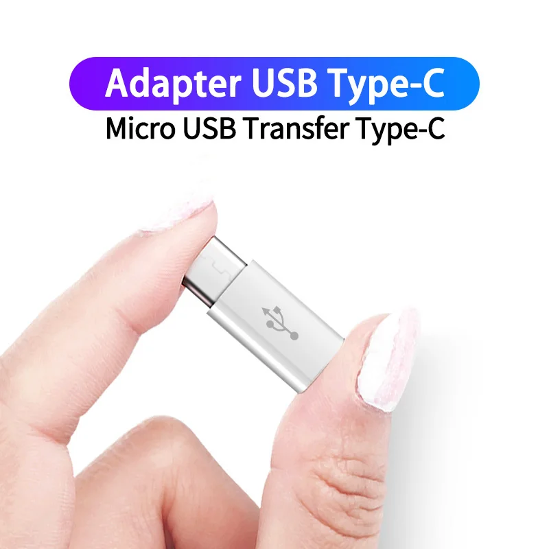 ANMONE адаптер Micro USB Женский к USBC Мужской конвертер для huawei mate 20 Pro P20 P30 Xiaomi samsung Micro Usb к type-C зарядное устройство