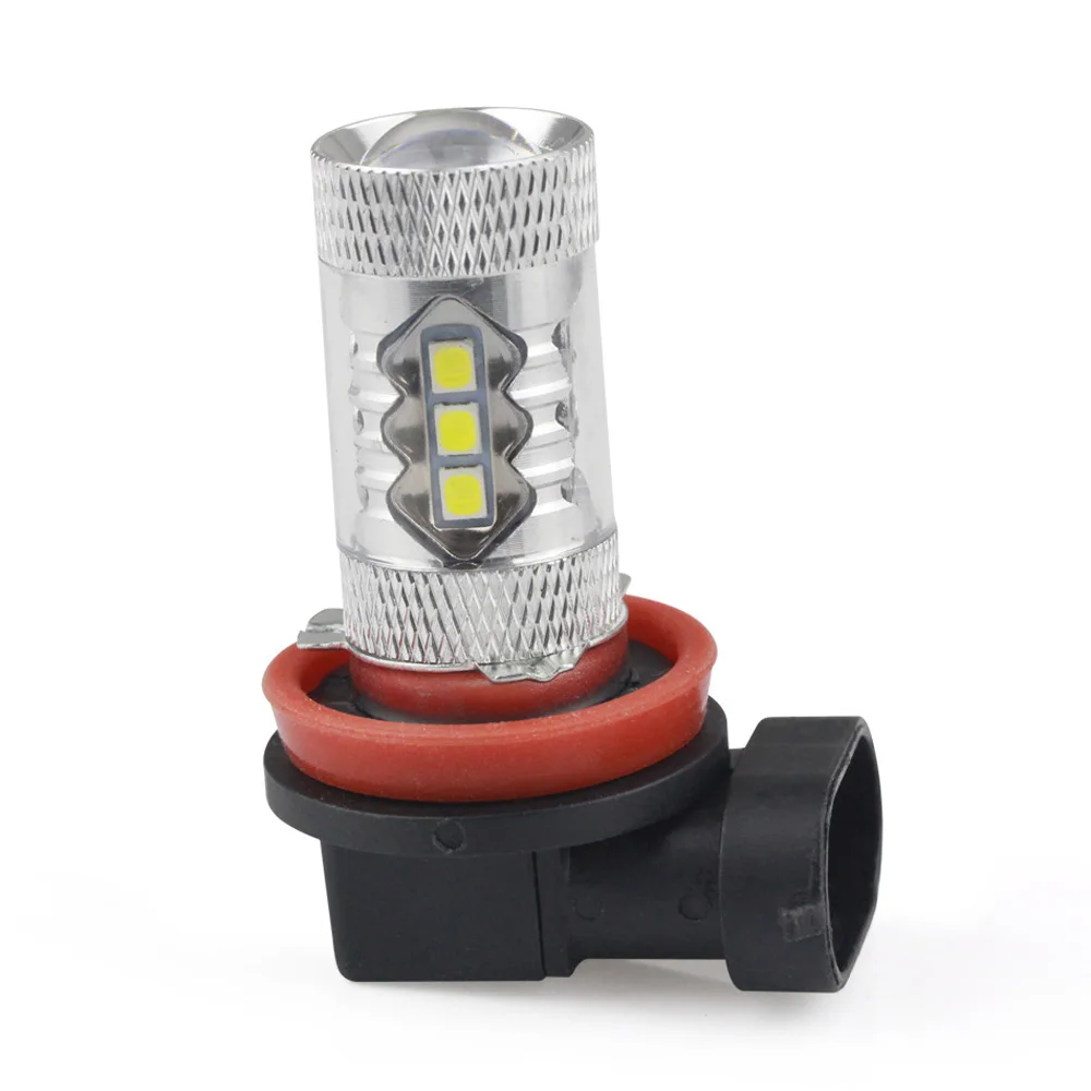 4Pcs 80W 9005-HB3&9006-HB4 LED Headlight Bulb White Light 12-SMD 6500K High Beam White Car LED Lights Car Accessories