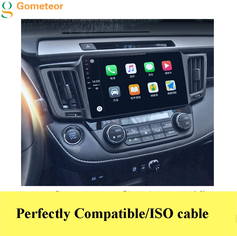 Excellent Android 9.0 Car dvd player For Toyota RAV4 2014 2015 2016 2017 with wifi RDS+Octa Core+Carplay+Digital Signal Processing+4GRAM 3