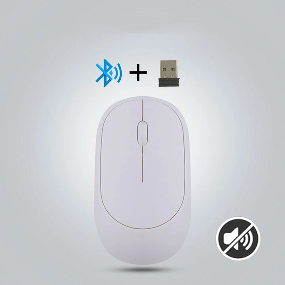 Ultra Thin Silent 2.4G Wireless Mouse Laptop Computer Universal Mice Ergonomic Optical Mouse Office Gamer Bluetooth Mouse