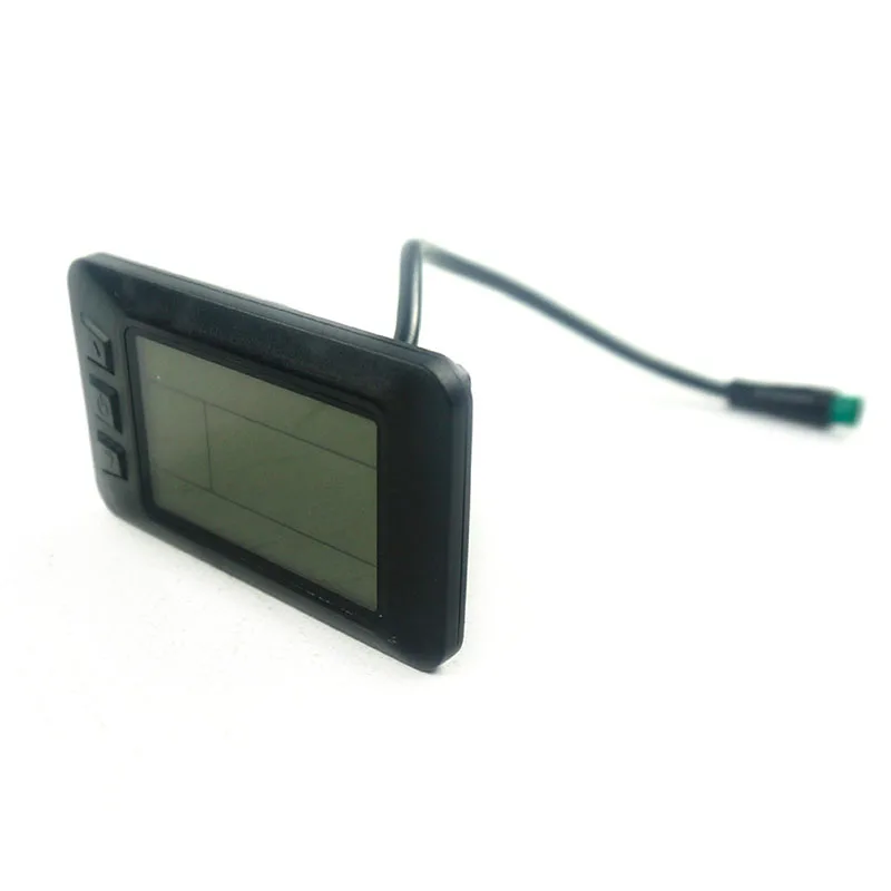 

1* E-bike Electric Bicycle KT LCD7 USB Display Meter Cycling Plastic Panel Black