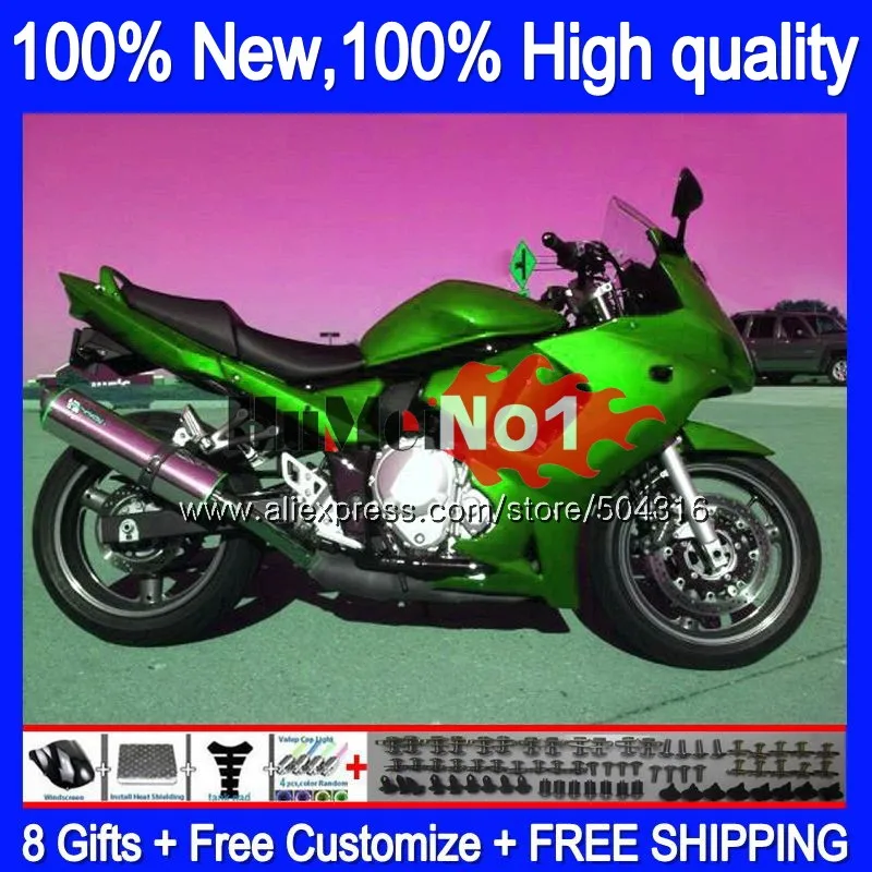 GSXF-650 для SUZUKI GSXF650 08 09 10 2011 2012 2013 24MC. 120 GSX650F GSXF 650 2008 2009 2010 11 12 14 все зеленые обтекатели