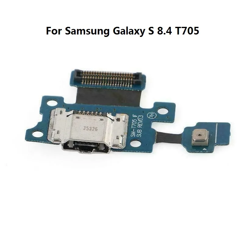 10 шт./лот samsung Галактики вкладка Pro 8,4 T320 T321 T700 T710 T310 T311 T810 T820 N5100 P6200 зарядное устройство разъём для зарядки Порты и разъёмы гибкий кабель - Цвет: T705