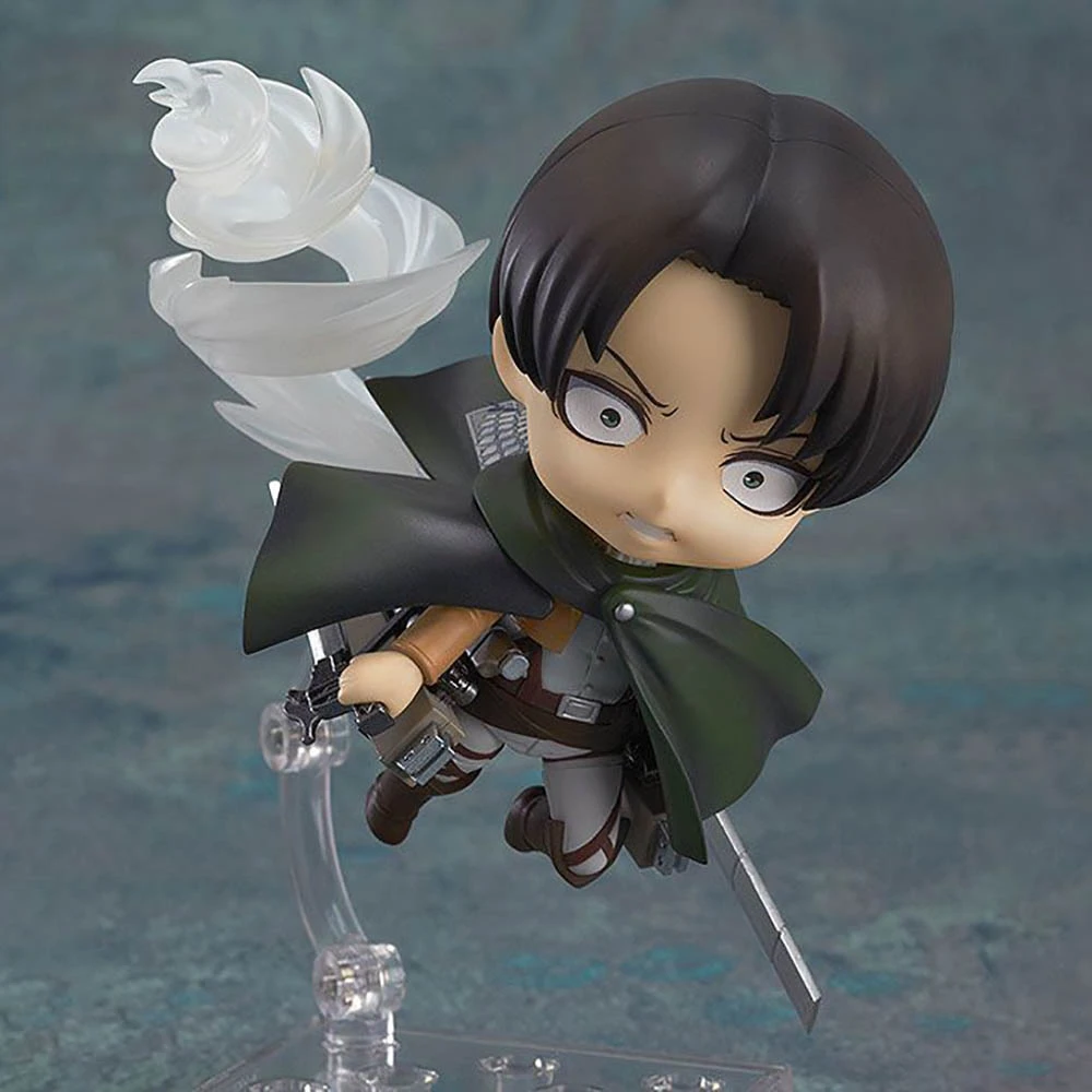 Good Smile Original Nendoroid 390 Attack On Titan Levi Ackerman Collectible Anime Figure Action (GSC Collection)