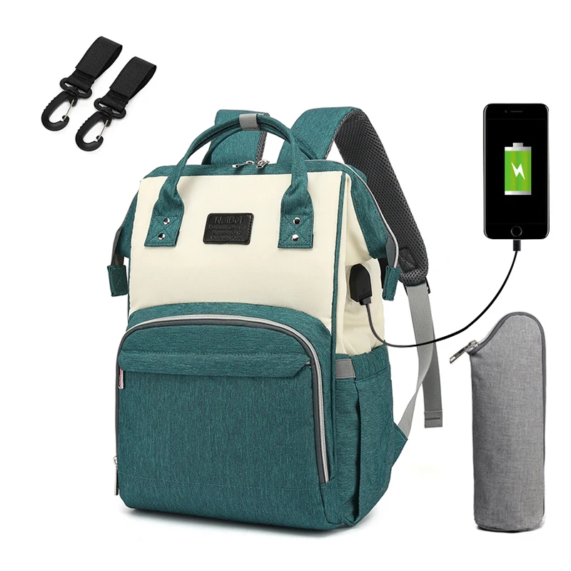 Spacious Waterproof Multi-Function Diaper Backpack