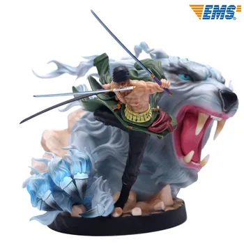 

One Piece Roronoa Zoro Three Thousand Worlds White Tiger Hunting GK Statue New Anime Action Figure Collection toys Y1234
