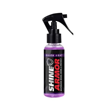 

2020 Quick Coat Ceramic Coated Car Wax 3 in 1 Hydrophobic Car Varnish Waterless Car Wash and Shine Spray Protection CSL8