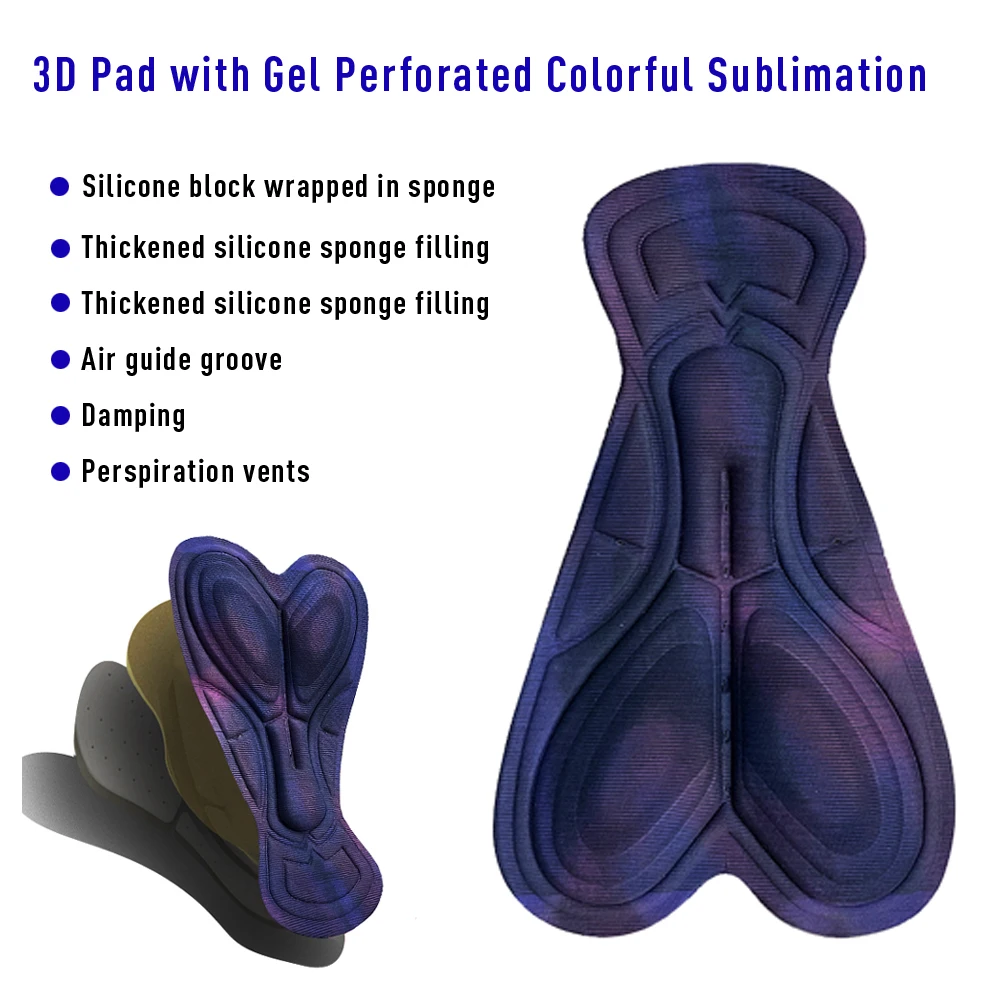 Men Cycling Shorts Cushion 3D Gel Pad Breathable Road MTB Bike Bicycle Riding Cushion DIY Cycling Underwear Padded