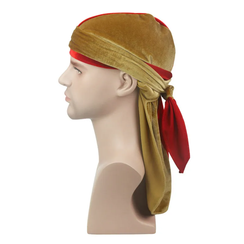 Унисекс Для мужчин женщин дышащая бандана шляпа бархат Durag сделать ДУ Du тряпка с