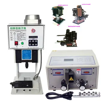 

LY 1.5T Automatic Terminal Crimping Machine Horizontal Vertical Single Mold SWT508C Computer Wire Peeling Stripping Machine