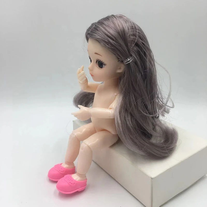 16 см BJD кукла 3D настоящие глаза 13 подвижные шарнирные куклы DIY игрушки брелок