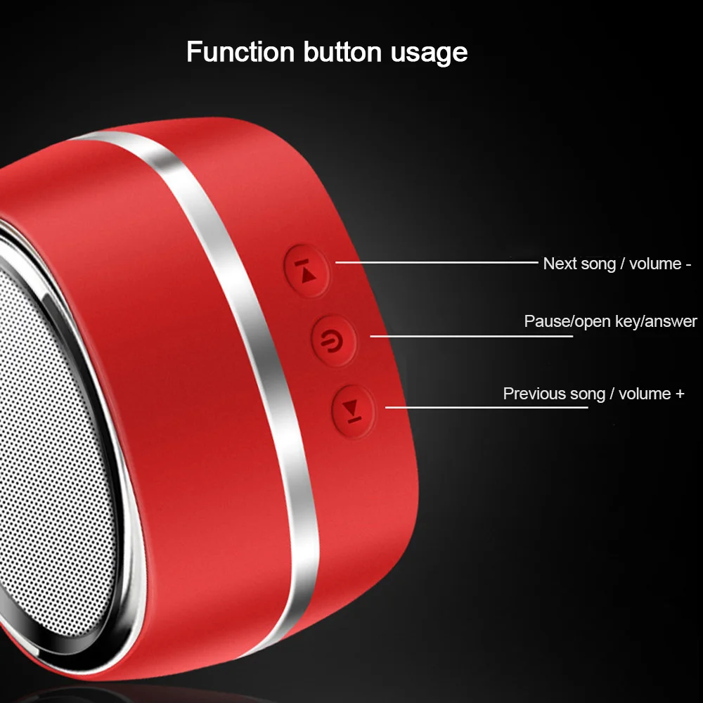 Мини Bluetooth динамик портативный Bluetooth беспроводной динамик домашний аудио водонепроницаемый плеер для ванной бассейн Автомобиль Пляж Открытый
