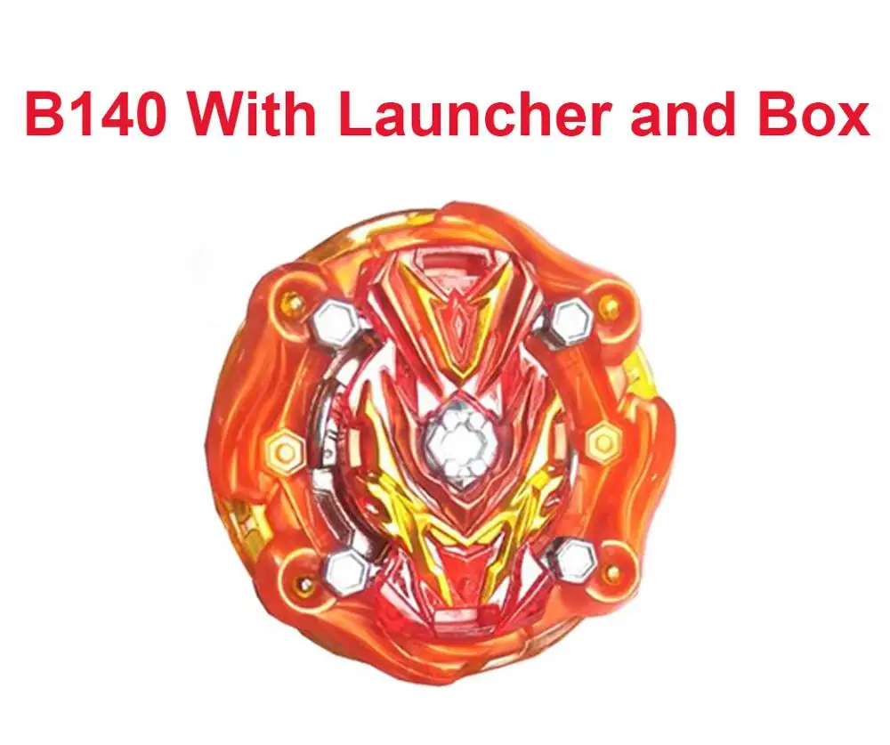 Beyblade Burst игрушки B-140 B-139 пусковая установка и коробка Bables Металл Fusion спиннинг Bey Blade лезвия GoShoot комбо игрушка Bayblade - Цвет: B140with box