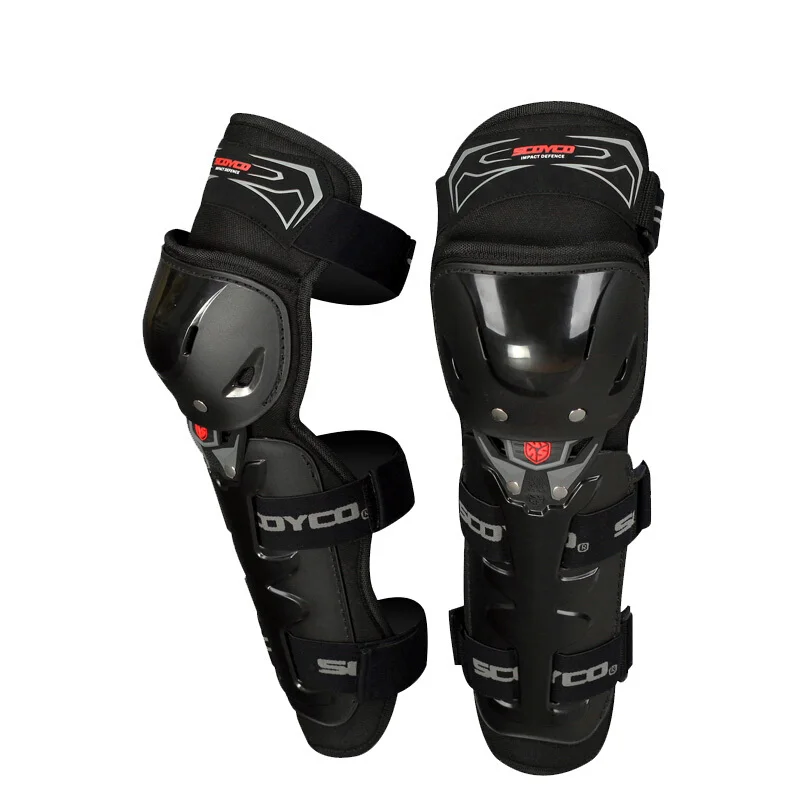 SCOYCO коленного бандажа колено стяжка из четырех частей Мотокросс Racing Knight бандажа мотоцикл летне-осенняя защиты k11h11-2