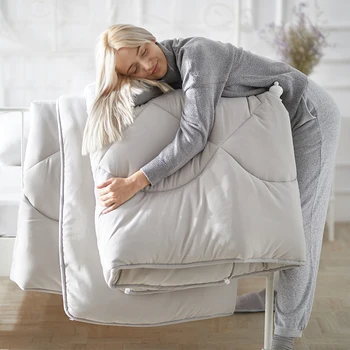 

Home Luxury Winter Quilted Duvet Bedding Comforter Adults Comforter Twin/queen/king Size Bedroom Thick Warm Quilt CF