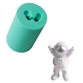 

Outer Space Astronaut Fondant Chocolate Silicone Decoration Diy Cake Mold Cake Mold Candle Silicone Mold Handmade 3D Animal