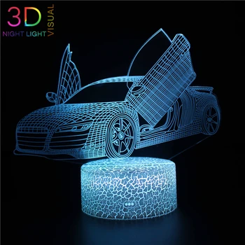 

ATOPH 3D LED Night Light 16 Color Changing with Remote Control Caravn Nightlight for Children Christmas Xmas Gifts